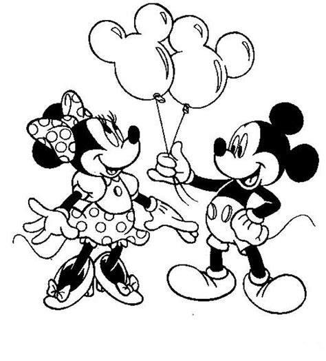 disney minnie mouse coloring pages