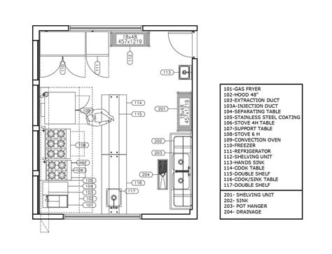 commercial kitchen floor plan layout image