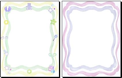 baby borders clipart