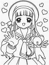 Sakura Cardcaptor Kolorowanki Dzieci sketch template