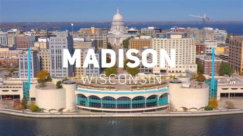 madison wisconsin capitol  drone footage youtube