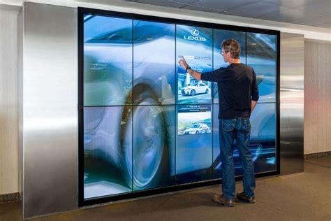metroclick interactive video wall display  touch screen system