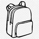 Bag Drawing Backpack Coloring School Book Kisspng sketch template