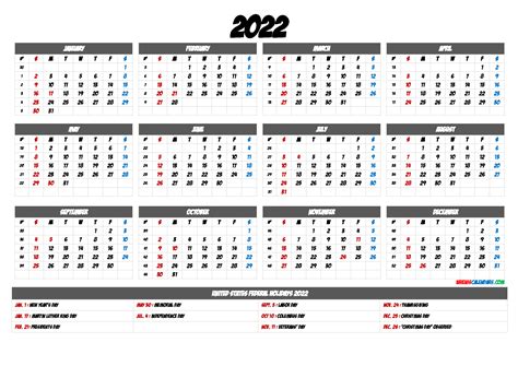 attendance calendar printable