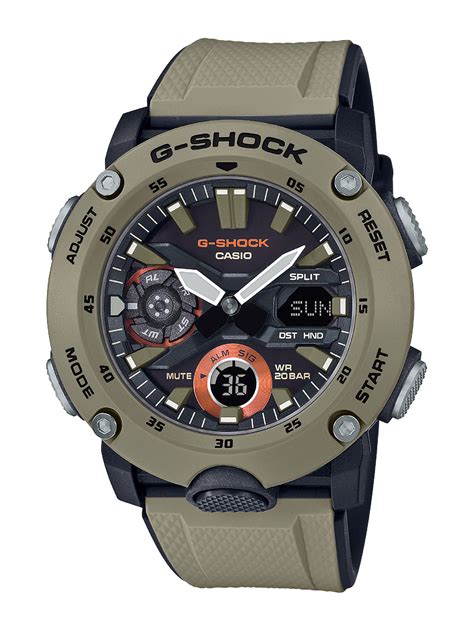 casio  shock ga  military color series launched   middle