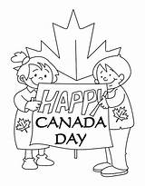 Canada Coloring Pages Kids Happy Sign Childrens Make Flag National Hopes High Sheets Memorable Couple Making Create Two Colouring Kidsplaycolor sketch template