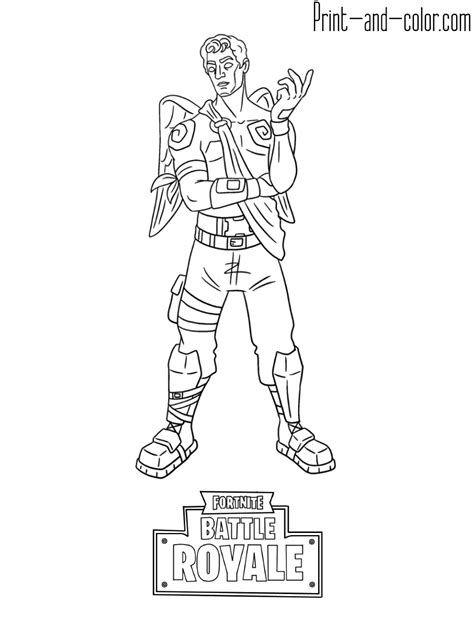 fortnite coloring pages print  colorcom