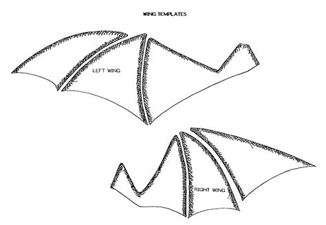 nb great spined dragon wing templates