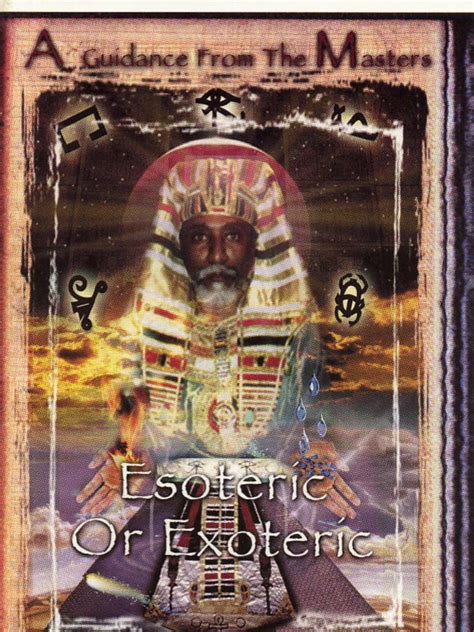 esoteric  exoteric
