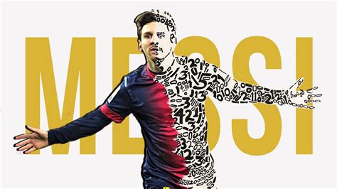 lionel messi career timelapse artwork messi  numbers youtube