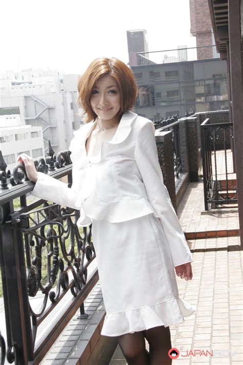 stunning japanese office girl yuna hirose
