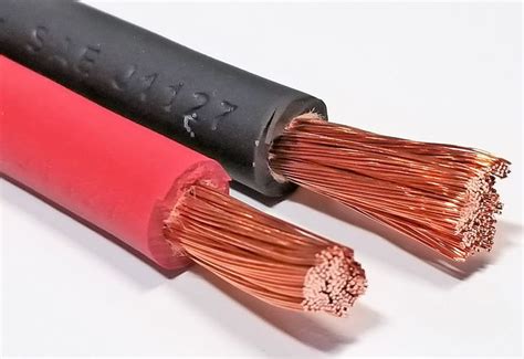acdc wire  gauge  awg welding battery pure copper flexible cable wire car inverter rv trucks