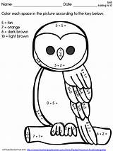 Owl Math Addition Grade Subtraction First Print Freebie Worksheets Themes Ordering Size Activities Fun Simply Go Number 1st Teacherspayteachers Owls sketch template