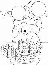 Kleurplaat Kleurplaten Dribbel Jarig Verjaardag Fleck Coloriages Hond Dribble Cupcake Animaatjes Malvorlage Honden Gefeliciteerd Bezoeken Stimmen Ensinando Disegno sketch template