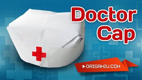 cap doctor origami hat  doctor youtube