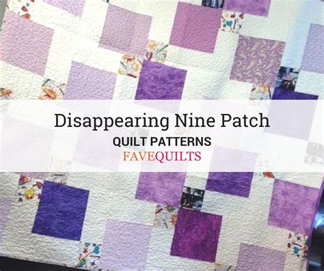 disappearing  patch patterns  favequiltscom