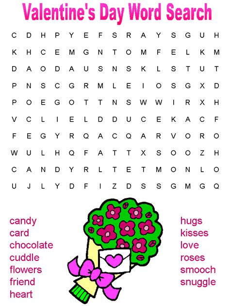 valentine word search  puzzles coloringrocks valentines word
