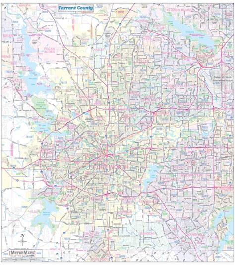 Zip Code Map Tarrant County – Map Vector