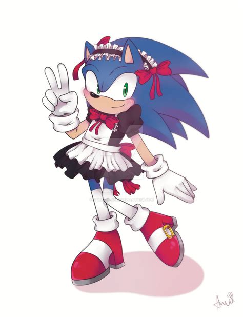 sonic maid  call  anni  deviantart