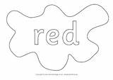 Colouring Red Splats Blue Colour Pages Splat Children Activityvillage sketch template