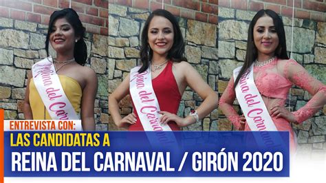 conozca  las candidatas  reina de carnaval giron  achirasnetec