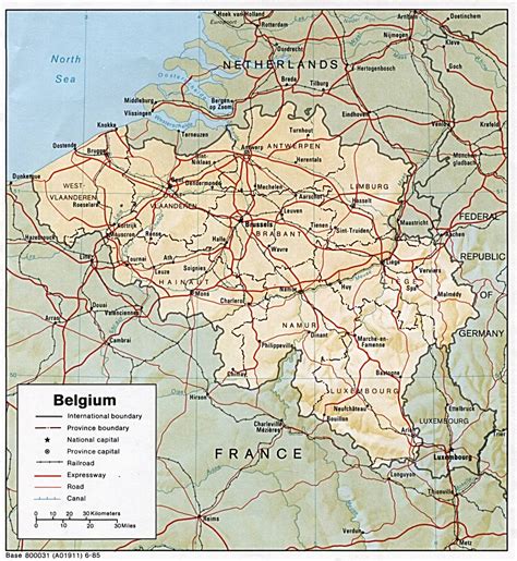 maps  belgium detailed map  belgium  english tourist map  belgium road map