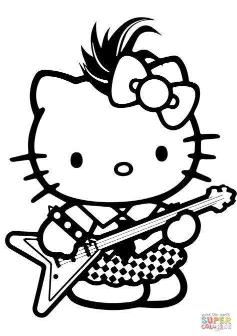 rockstar coloring pages coloring home