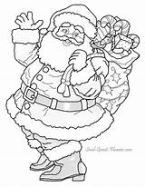 Christmas Coloring Pages Santa Printable Color Father Colour Advanced Clipart Print Drawing Library Popular Book sketch template