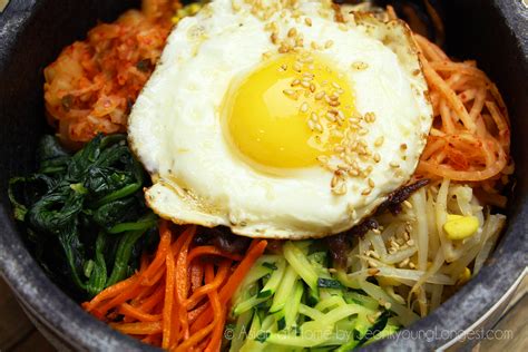 korean dolsot bibimbap stone pot bibimbap recipe and video
