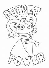 Puppet Coloring Pages Puppets Master Getcolorings Color Printable Mucket Wump Good Print sketch template
