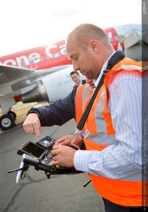 drone helps airbus fly  aircraft inspection