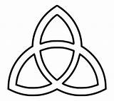 Chrismon Trinity Symbols Symbolism Chrismons Representing Triquetra Triangles Intertwined sketch template