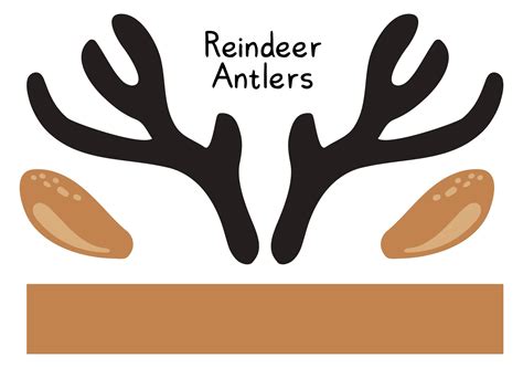 deer antler pattern printable
