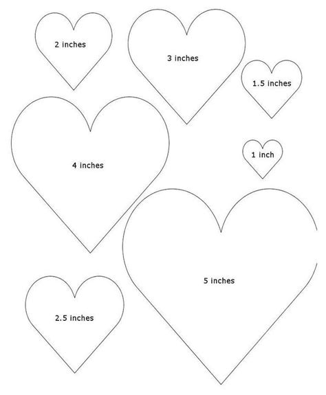 printable heart template printable heart template