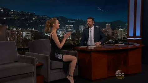 Naked Brie Larson In Jimmy Kimmel Live