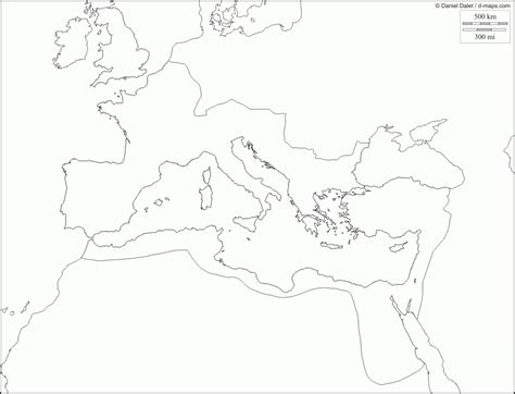 roman empire map  kids printable map  printable maps