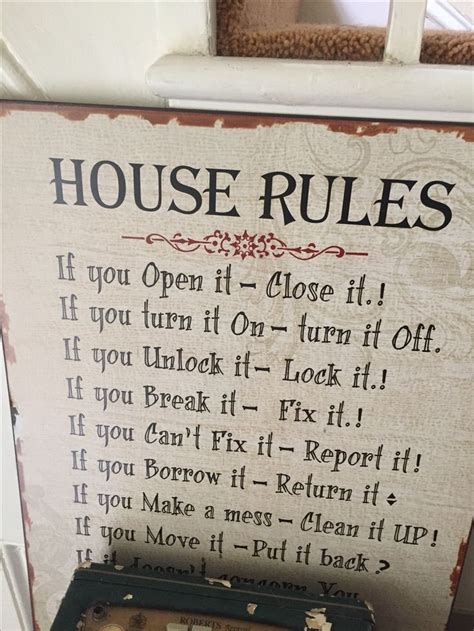 pin  amy dawson  boarding house rules fix  cleaning