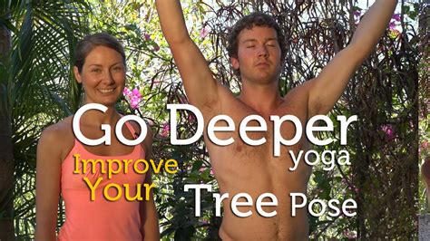 improve  tree pose yoga youtube