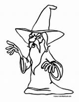 Wizard Coloring Pages sketch template