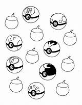 Pokeball Pokemon Coloring Pages Ball Color Printable Colouring Balls Kids Choose Board Popular Template Drawing öffnen sketch template