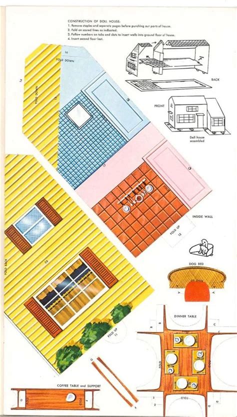 auctiva image hosting paper doll house paper toys paper crafts diy