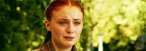 sansa stark crying find and share on giphy