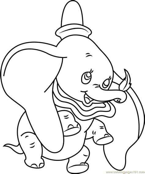 dumbo flying coloring page  kids  dumbo printable coloring