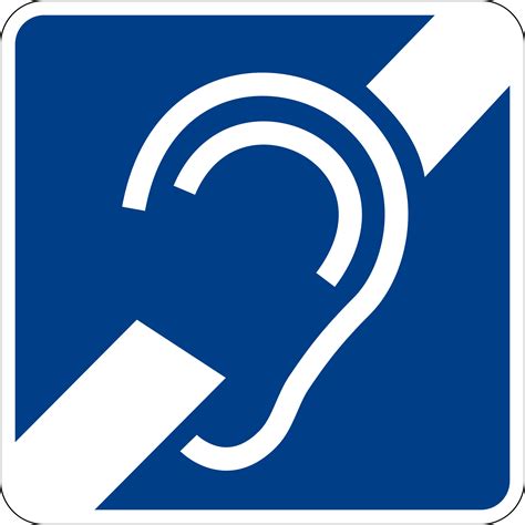 hearing impaired logo clipart