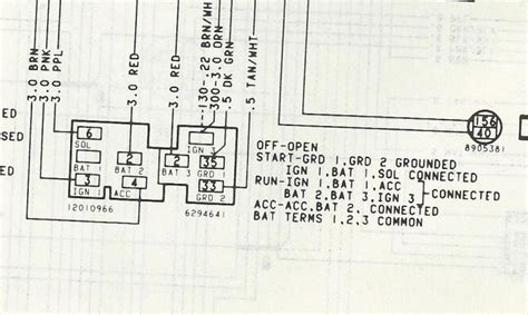 gm column mounted ignition switch wiring diagram wiring diagram