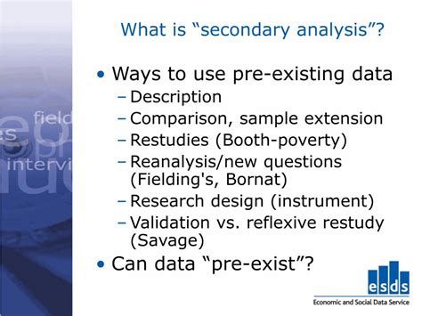 secondary analysis  qualitative data