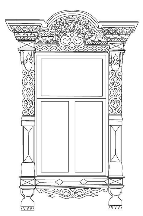 window coloring pages  kids church window coloring pages