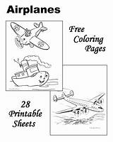 Coloring Pages Airplanes Go Printable Kids sketch template