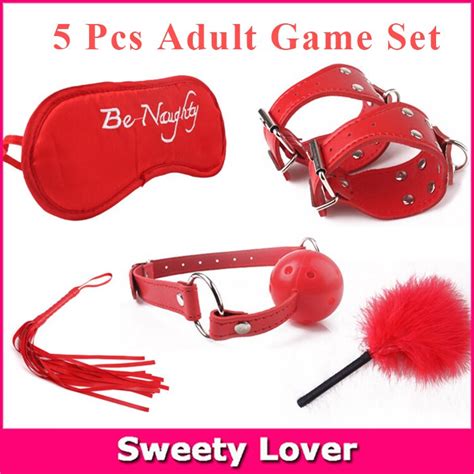 Cheap Adult Games Sex Products Set Quality Sexy Pu Leather Flirt