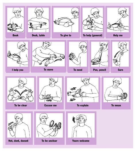 printable sign language word flash cards